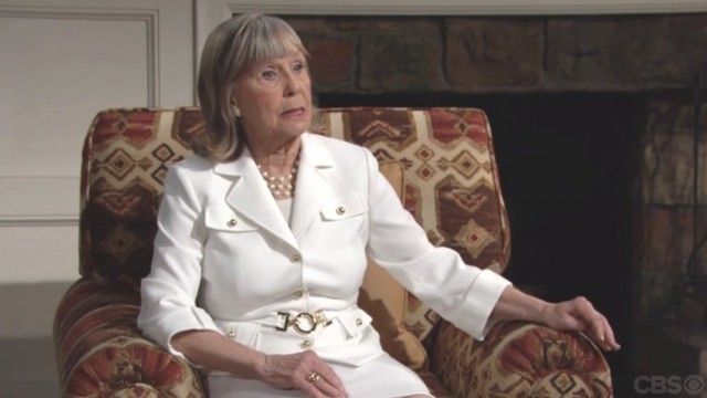 Dina (Marla Adams) tourmente Jack au sujet de son véritable père… Les Feux de l'Amour, épisode 8172 (2 avril 2021, TF1)
