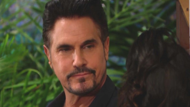 Bill (Don Diamont) entend enfin ce qu'il voulait entendre. Top Models, épisode 7873 (5 novembre 2018, RTS)