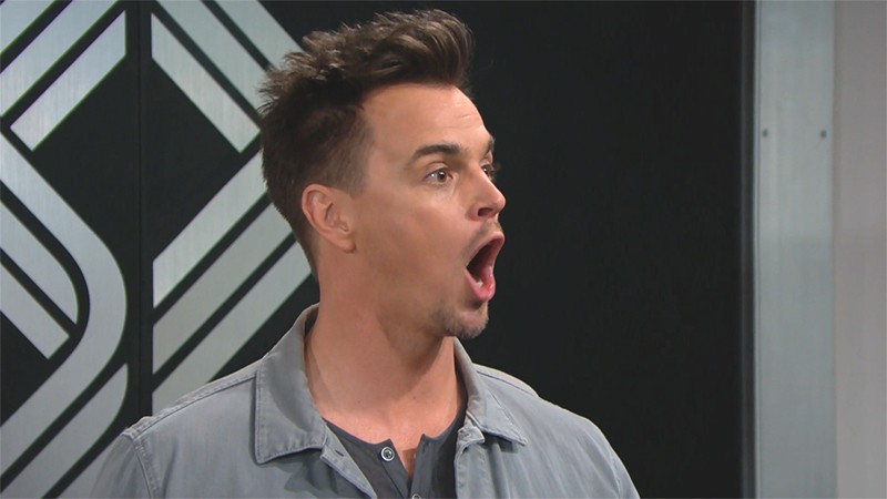 Wyatt (Darin Brooks) en apprend une belle... ! Top Models, épisode 8064 (30 juillet 2019, RTS)