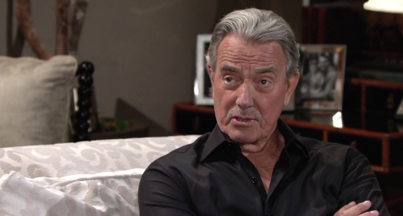 Victor (Eric Braeden) élabore une stratégie. Les Feux de l'Amour, épisode 8517 (4 août 2022, TF1)