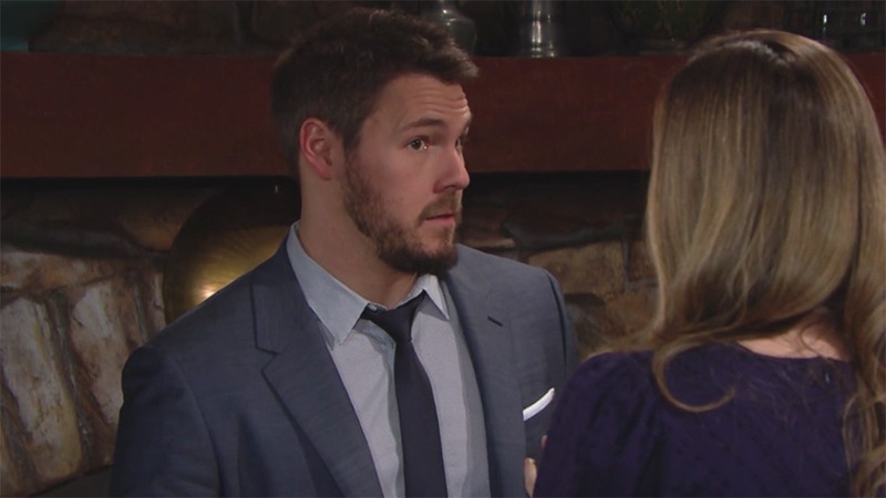 Liam (Scott Clifton) reste sceptique vis-à-vis de Thomas... Amour, Gloire et Beauté/Top Models, épisode 8245 (30 décembre 2019, CBS)