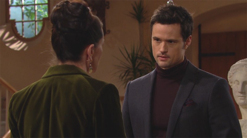 Thomas (Matthew Atkinson) demande à Quinn de faire équipe avec lui. Top Modèles, épisode 8265 (17 mars 2021, TVA)