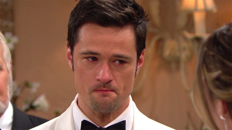 Thomas (Matthew Atkinson) fait face aux conséquences de ses actes... Amour, Gloire et Beauté/Top Models, épisode 8292 (13 mars 2020, CBS)