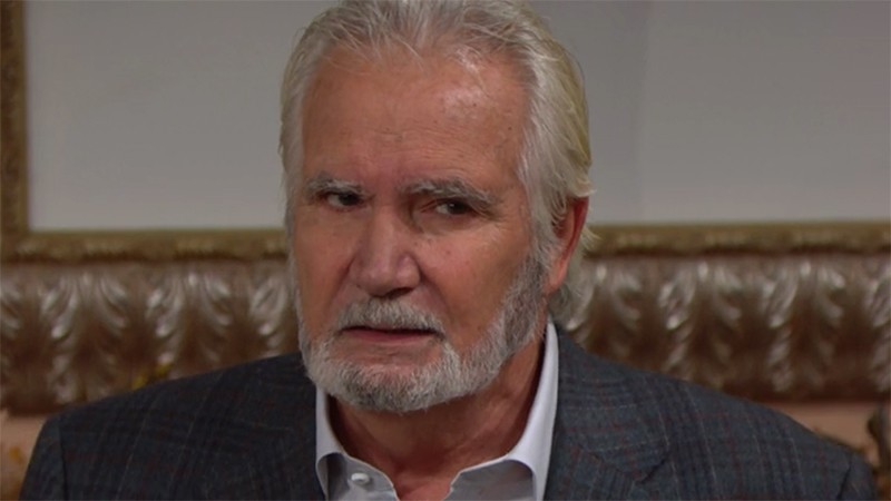 Eric (John McCook) est très remonté contre Quinn. Top Models, épisode 8390 (17 février 2021, RTS)
