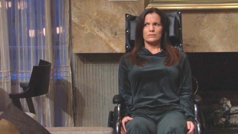 Chelsea (Melissa Claire Egan) veut comprendre ce qui se passe. Les Feux de l'Amour, épisode 8792 (5 septembre 2023, RTS)