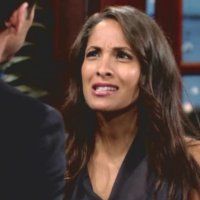 Lily (Christel Khalil) est scandalisée ! Les Feux de l'Amour, épisode 5039 (28 mars 2018, RTBF)