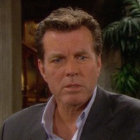 Jack (Peter Bergman) est bouleversé en apprenant la mort de Sharon. Les Feux de l'Amour, épisode 6369 (17 avril 2014, RTS)