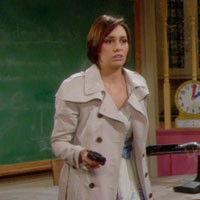 Jana (Emily O'Brien) emploie les grands moyens. Les Feux de l'Amour, épisode 9638 (5 mars 2019, TVA)