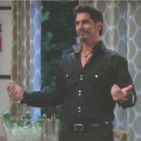 L'hostilité ambiante n'empêche pas Bill (Don Diamont) d'être heureux ! Top Models, épisode 6175 (13 mars 2013, RTL9)