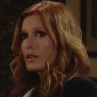 Lauren (Tracey E. Bregman) ne sait plus quoi penser. Les Feux de l'Amour, épisode 6850 (24 février 2016, RTS)