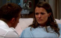 Chelsea (Melissa Claire Egan) est sur le point d'accoucher Les Feux de l'Amour, épisode 6954 (30 mai 2016, RTS)