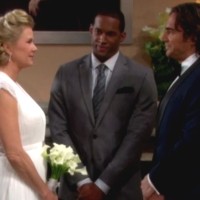Carter (Lawrence Saint-Victor) est fier de marier Brooke et Ridge... Top Modèles, épisode 6767 (24 mars 2015, TVA)