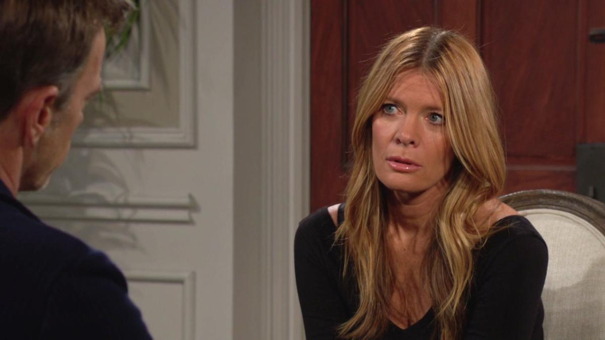 Phyllis (Michelle Stafford) ne s'attendait pas à ça. Les Feux de l'Amour, épisode 12660 (14 juillet 2023, CBS)