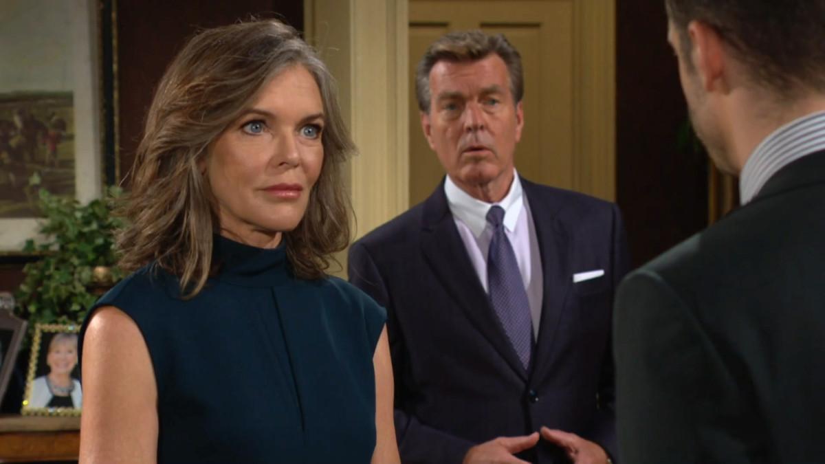 Diane (Susan Walters) et Jack (Peter Bergman) s'inquiètent pour Kyle. Les Feux de l'Amour, épisode 12699 (8 septembre 2023, CBS)