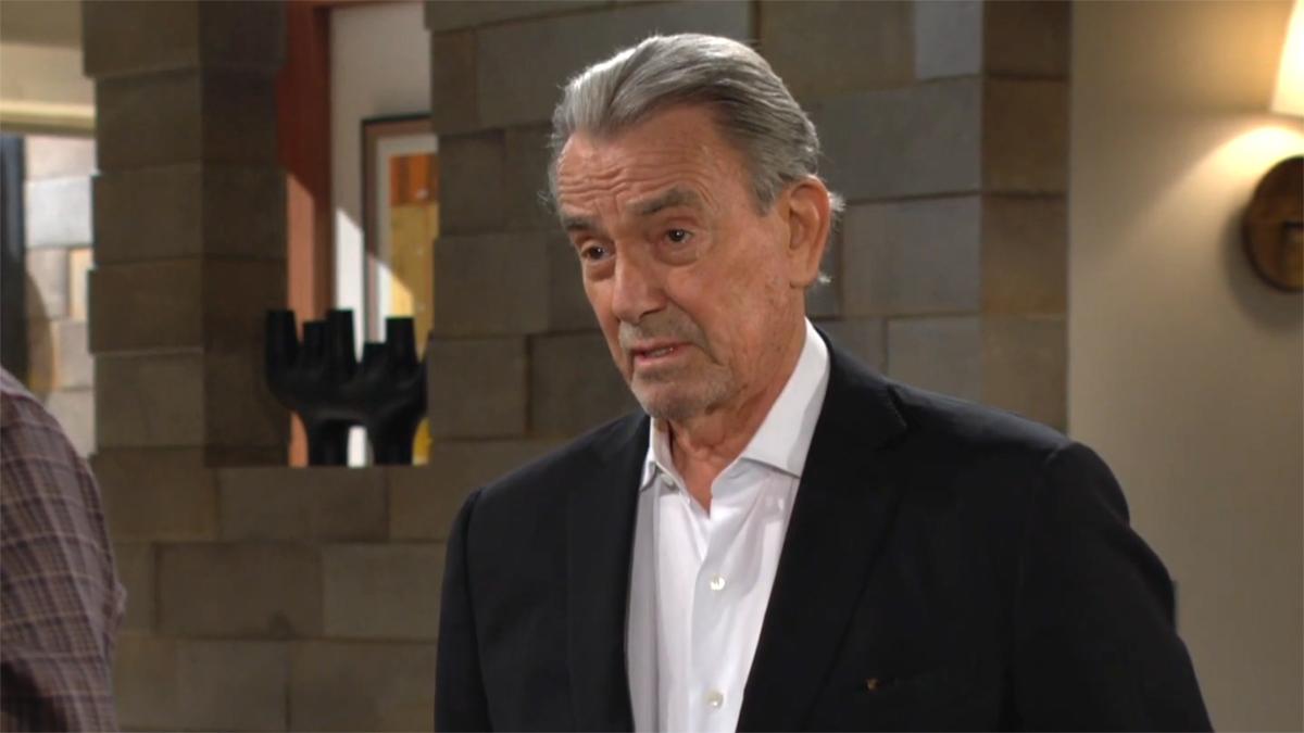 Victor (Eric Braeden) est surpris par l'humilité dont fait preuve Adam. Les Feux de l'Amour, épisode 12700 (11 septembre 2023, CBS)
