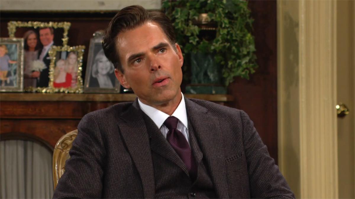 Billy (Jason Thompson) est surpris par la réaction de Kyle. Les Feux de l'Amour, épisode 12739 (3 novembre 2023, CBS)