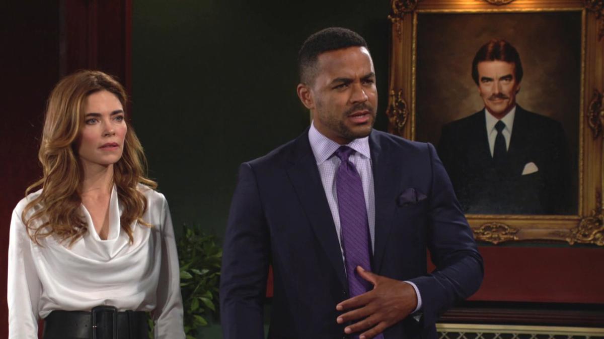Nate (Sean Dominic) ne comprend pas son renvoi. Les Feux de l'Amour, épisode 12742 (8 novembre 2023, CBS)