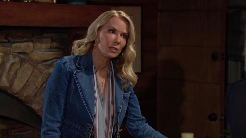 Brooke (Katherine Kelly Lang) est infatigable dès qu’il s’agit de Thomas… Top Models, épisode 9188 (9 avril 2024, RTS)