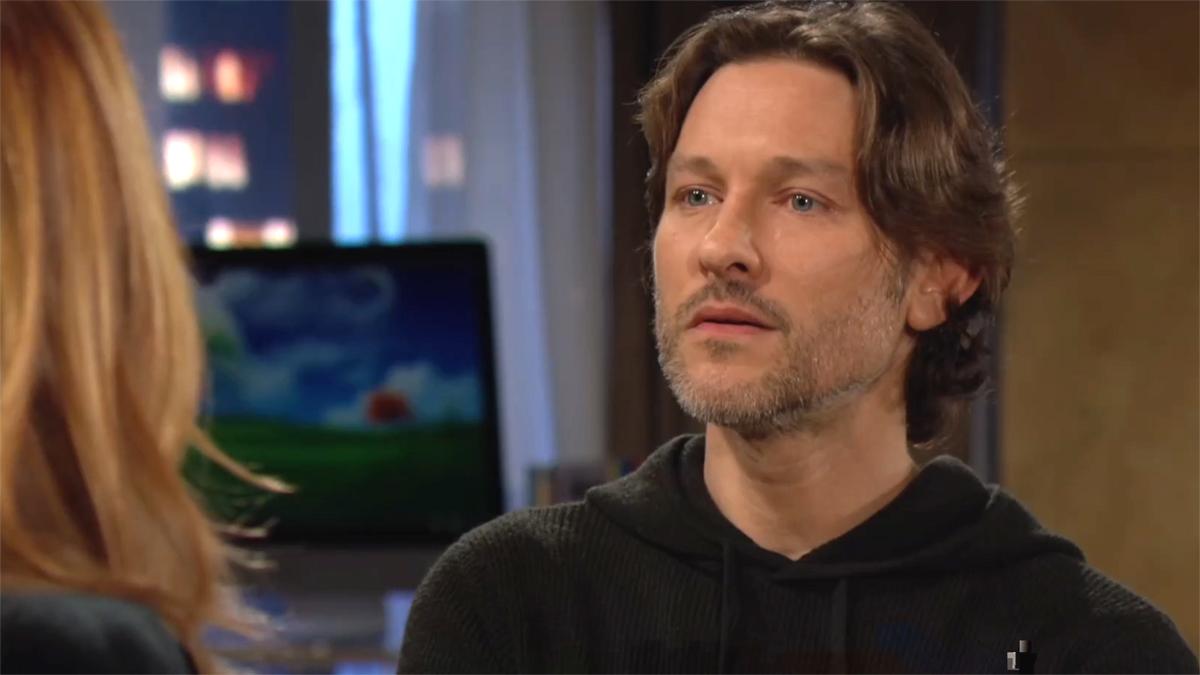 Daniel (Michael Graziadei) reproche à sa mère son attitude vis-à-vis de Danny. Les Feux de l'Amour, épisode 12804 (9 février 2024, CBS)
