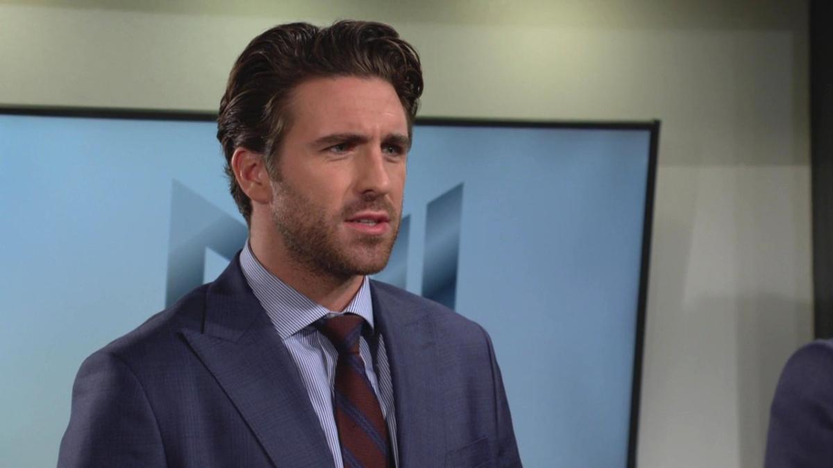 Chance (Conner Floyd) est décontenancé. Les Feux de l'Amour, épisode 12815 (26 février 2024, CBS)