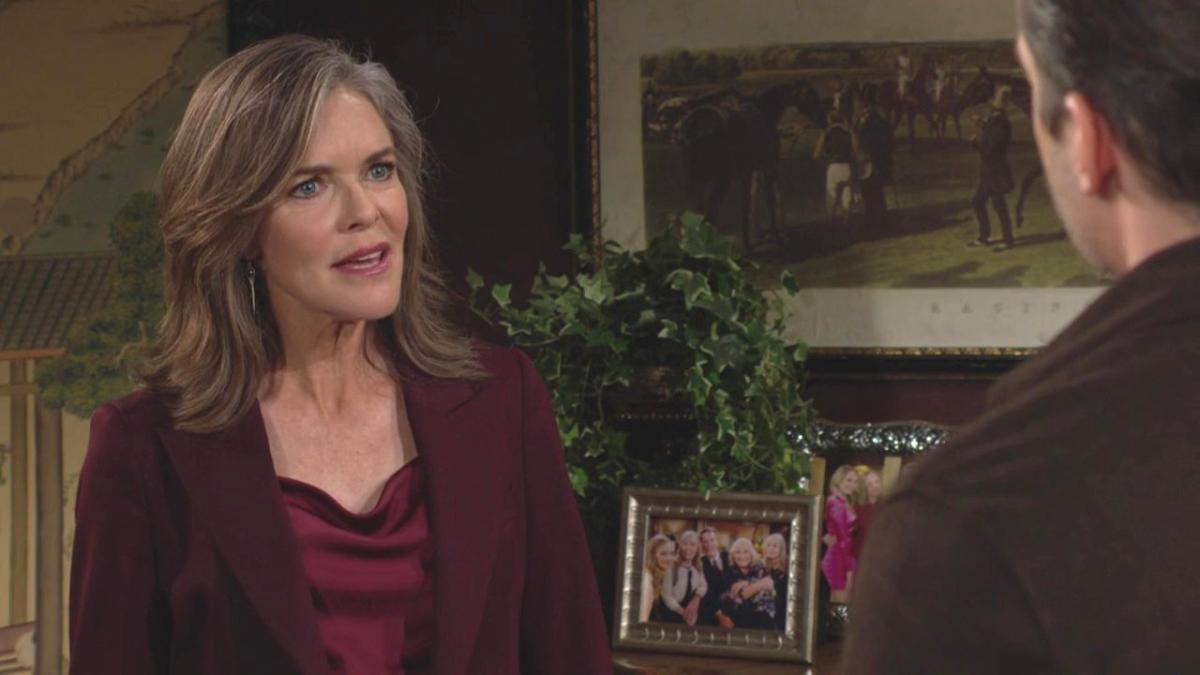 Diane (Susan Walters) ne supporte plus les interférences de Kyle. Les Feux de l'Amour, épisode 12836 (28 mars 2024, CBS)
