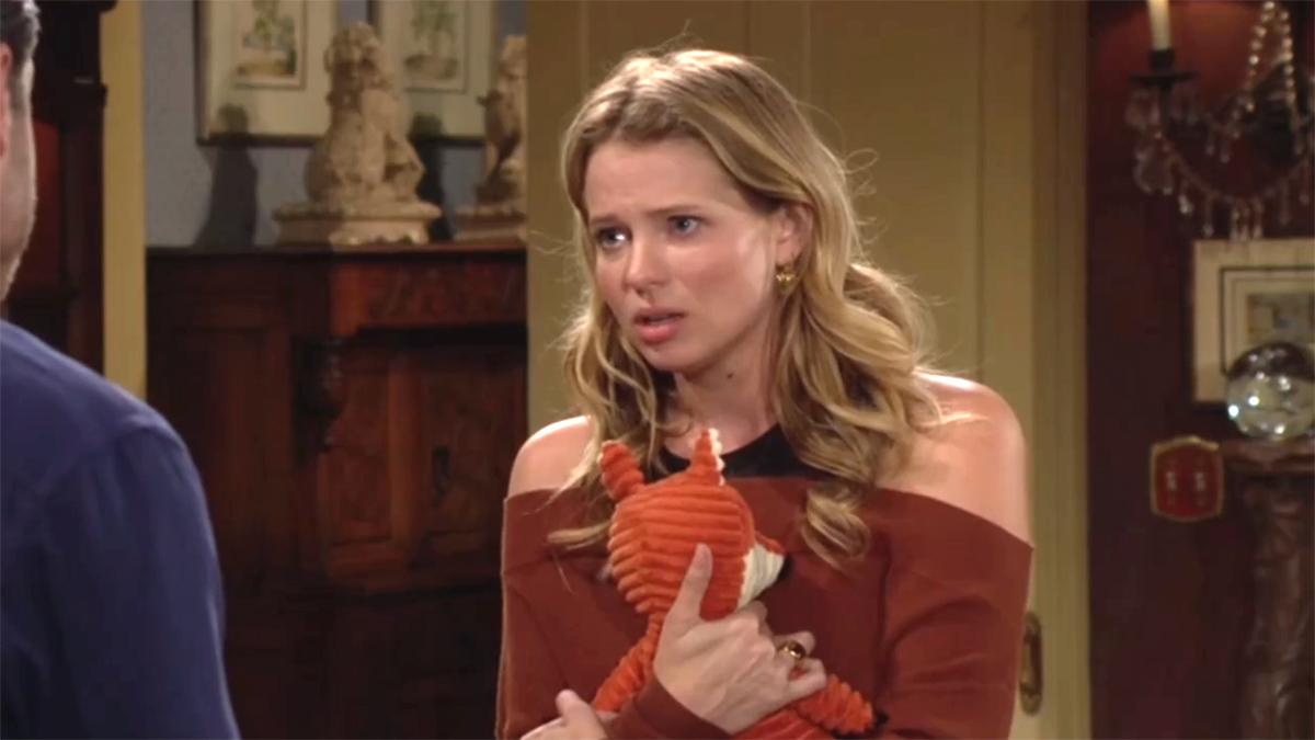 Summer (Allison Lanier) est prête à tout pour sauver Harrison. Les Feux de l'Amour, épisode 12852 (19 avril 2024, CBS)