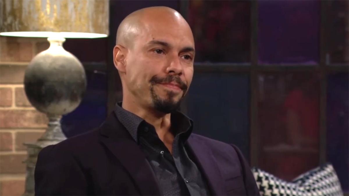 Devon (Bryton James) est déçu par la décision de sa sœur. Les Feux de l'Amour, épisode 12857 (26 avril 2024, CBS)