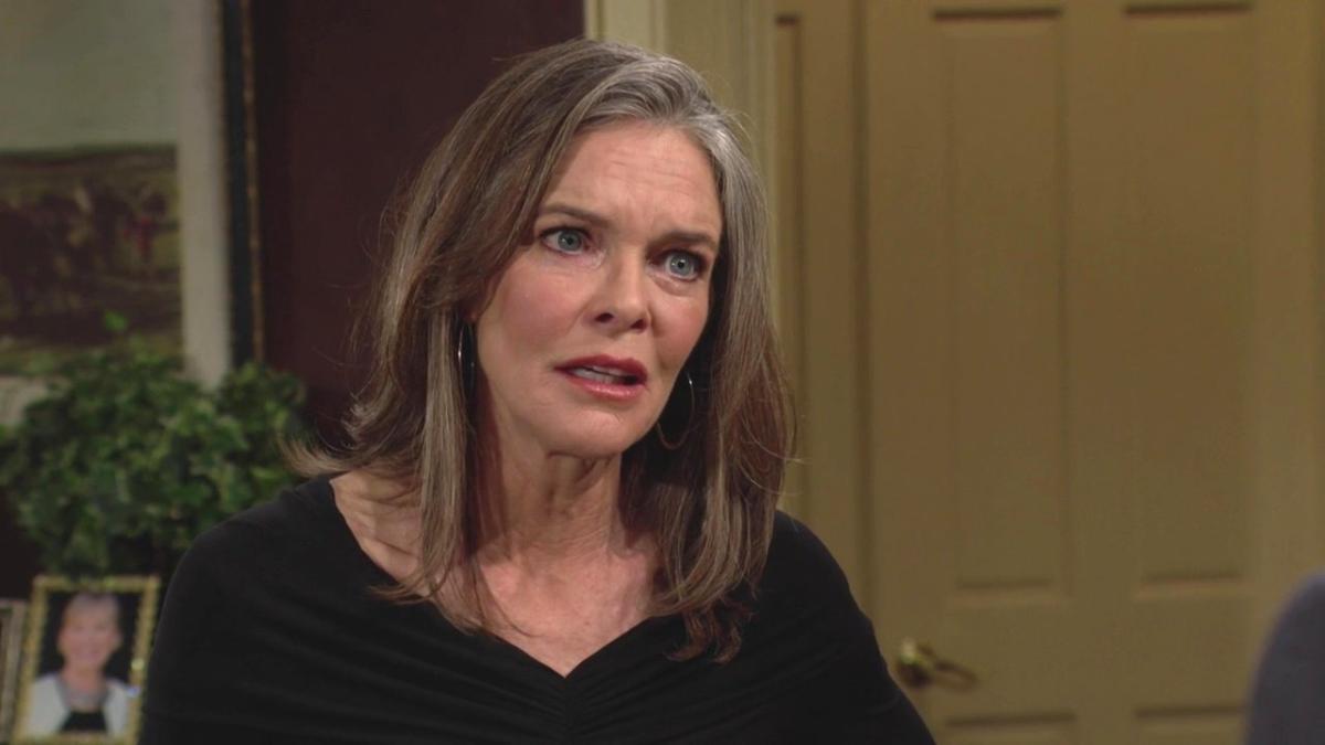 Diane (Susan Walters) réalise les risques que Jack a pris. Les Feux de l'Amour, épisode 12863 (6 mai 2024, CBS)