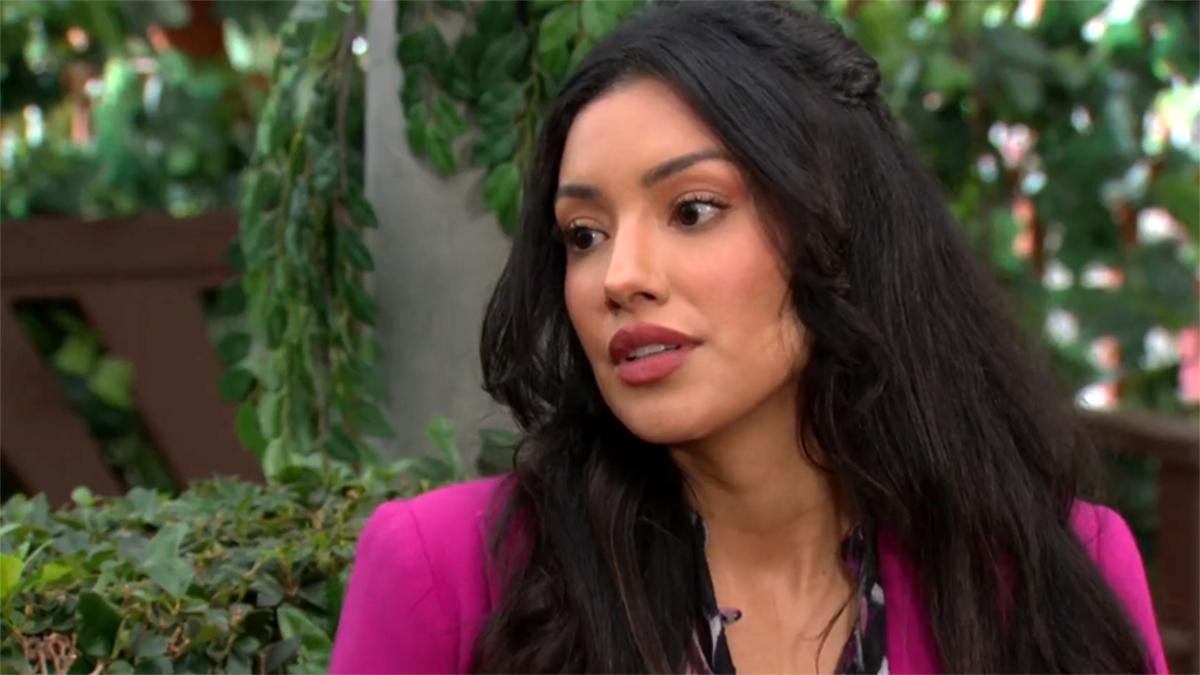Audra (Zuleyka Silver) encourage Sally à se venger. Les Feux de l'Amour, épisode 12963 (23 septembre 2024, CBS)