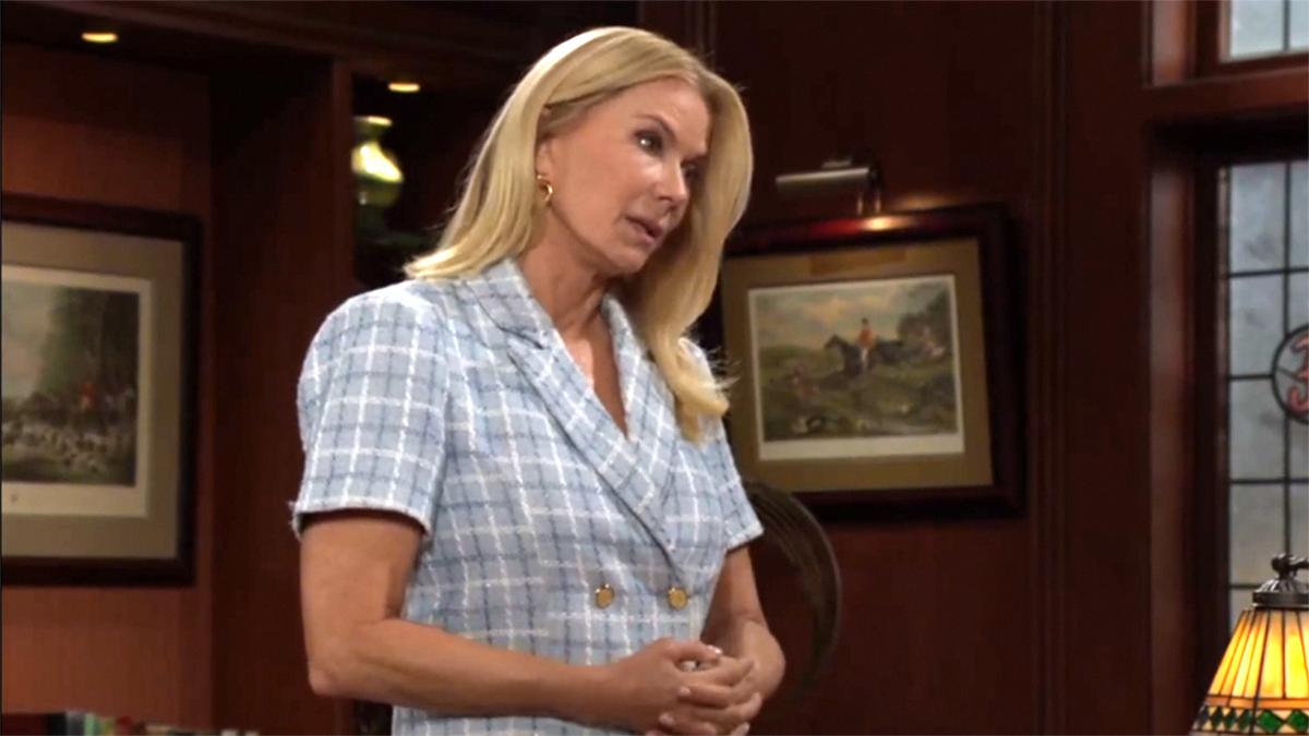 Brooke (Katherine Kelly Lang) tient à mettre certaines choses au clair. Amour, Gloire et Beauté/Top Models, épisode 9378 (10 octobre 2024, CBS)