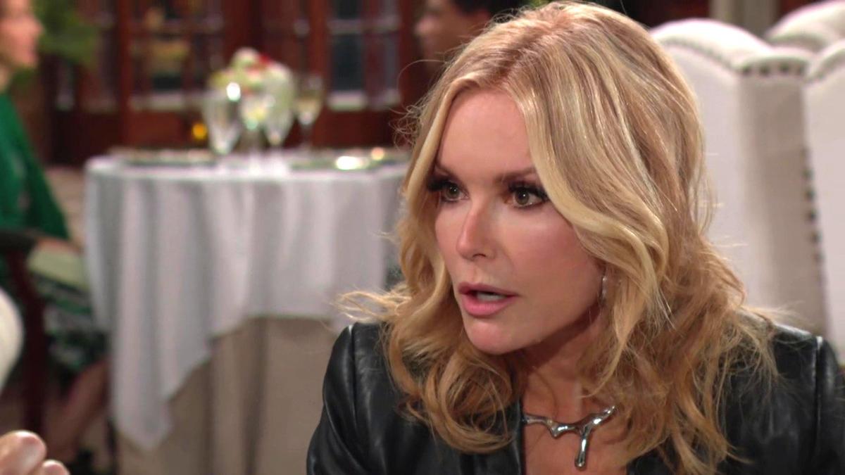 Lauren (Tracey E. Bregman) s'inquiète de la réaction de Victor s'il apprenait ce que Michael fait. Les Feux de l'Amour, épisode 13113 (1 mai 2025, CBS)