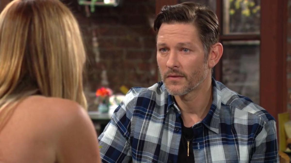 Daniel (Michael Graziadei) n'est pas certain d'être sur la même longueur d'onde que sa mère. Les Feux de l'Amour, épisode 13120 (12 mai 2025, CBS)