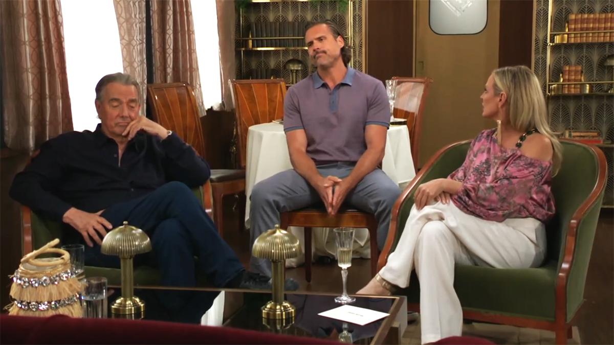 En route pour le château de Dumas, les Newman s'interrogent. Les Feux de l'Amour, épisode 13145 (16 juin 2025, CBS)
