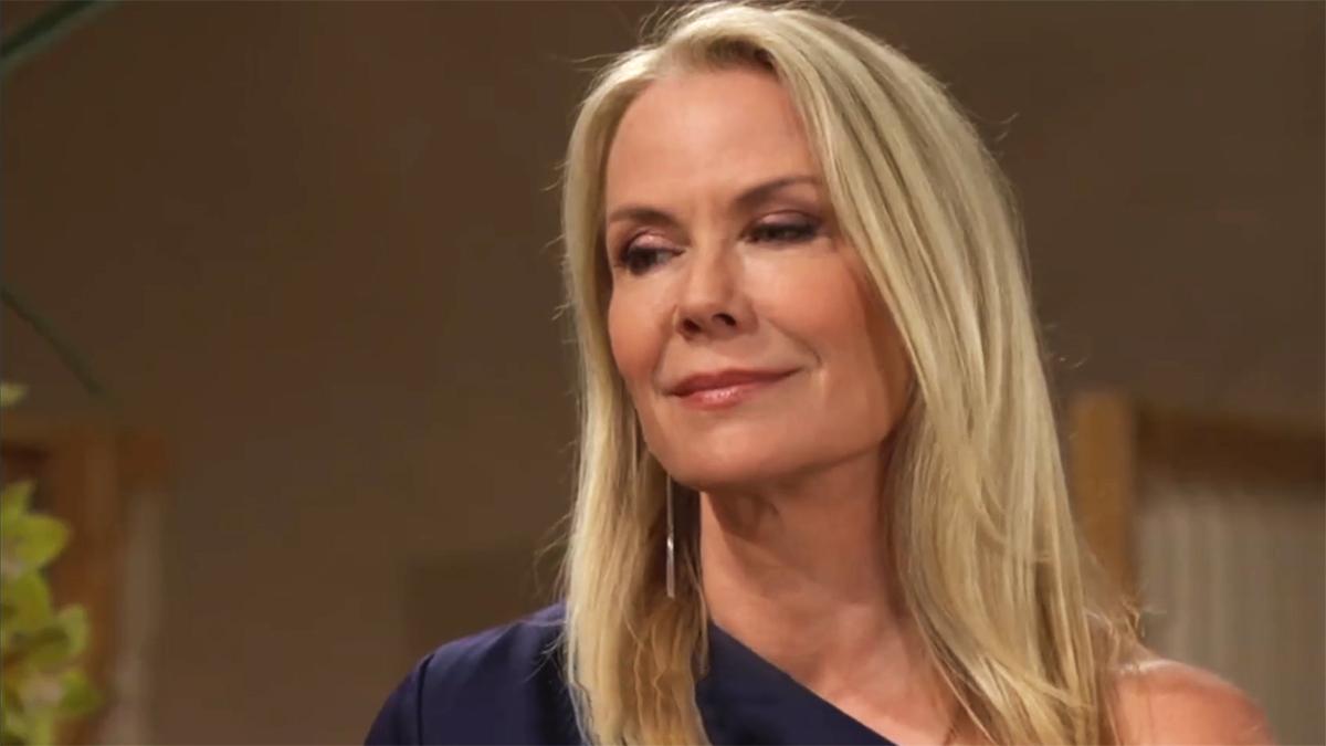 Brooke (Katherine Kelly Lang) n'est pas très surprise par les propos de Taylor. Amour, Gloire et Beauté/Top Models, épisode 9551 (20 juin 2025, CBS)