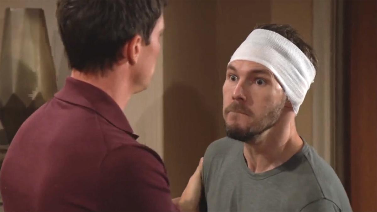Liam (Scott Clifton) apprend toute la vérité. Amour, Gloire et Beauté/Top Models, épisode 9585 (8 août 2025, CBS)