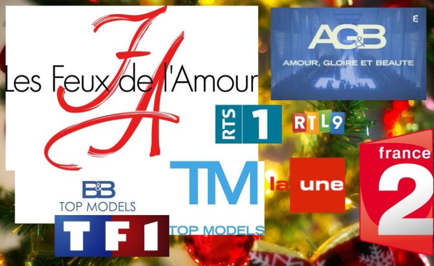 Programme des "Feux de l'Amour" et "Amour, Gloire et Beauté/Top Models" pendant les fêtes en 2020