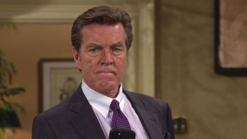 Jack (Peter Bergman) réalise que Kyle lui a menti. Les Feux de l'Amour,
                     épisode 6879 (8 août 2025,
AUVIO)