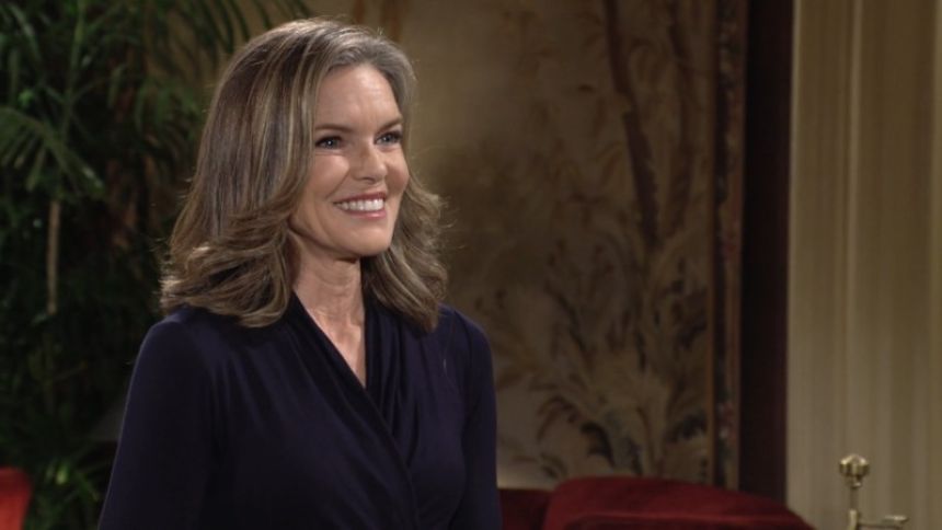 Diane (Susan Walters) est agréablement surprise. Les Feux de l'Amour,
épisode 12394 (29 juin 2022,
CBS)