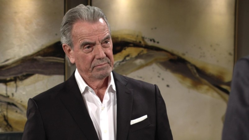 Victor (Eric Braeden) est déçu. Les Feux de l'Amour,
                     épisode 9140 (22 janvier 2025,
TF1)