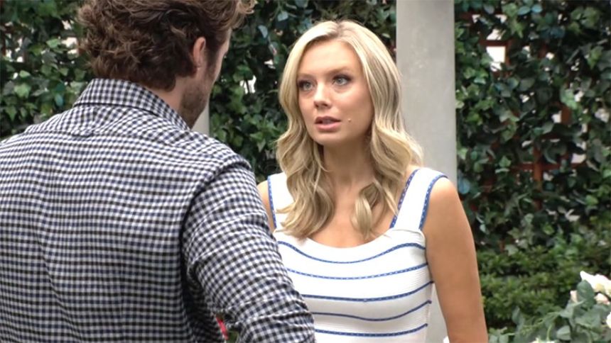 Abby (Melissa Ordway) demande à Chance d'être honnête avec elle. Les Feux de l'Amour,
épisode 12425 (11 août 2022,
CBS)