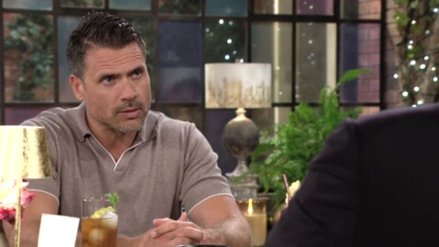 Nick (Joshua Morrow) refuse d'obéir à son père. Les Feux de l'Amour,
                     épisode 12446 (9 septembre 2022,
CBS)