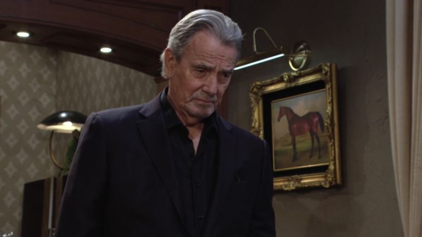 Victor (Eric Braeden) est frustré. Les Feux de l'Amour,
épisode 9187 (28 mars 2025,
TF1)