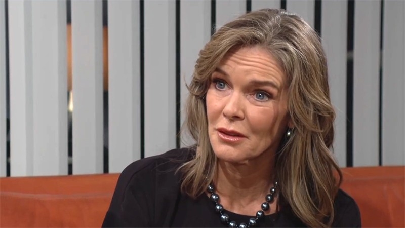 Diane (Susan Walters) fait une révélation à Jack. Les Feux de l'Amour,
                     épisode 12476 (21 octobre 2022,
CBS)