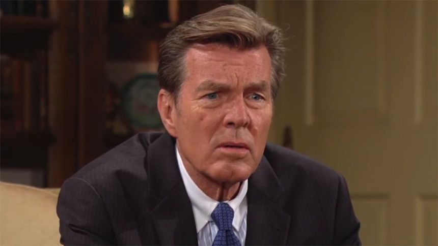 Jack (Peter Bergman) est profondément déçu. Les Feux de l'Amour,
épisode 6805 (28 avril 2025,
AUVIO)