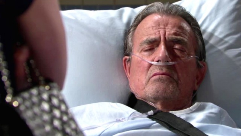 Victor (Eric Braeden) est à l’hôpital, en mauvais état Les Feux de l'Amour,
                     épisode 10957 (3 juin 2024,
TVA)