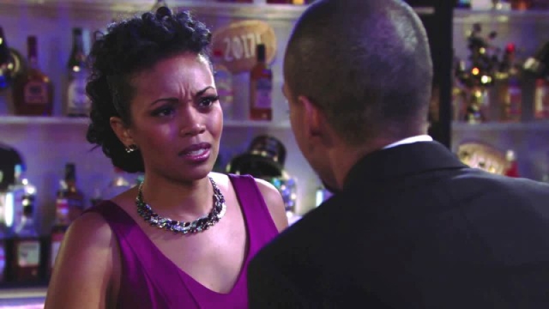 Hilary (Mishael Morgan) tente désespérément de se justifier Les Feux de l'Amour,
épisode 11083 (26 novembre 2024,
TVA)