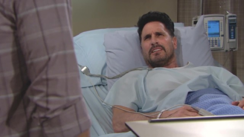 Bill (Don Diamont) est incrédule face aux déclarations de Liam. Top Modèles,
                     épisode 7807 (16 mai 2019,
TVA)