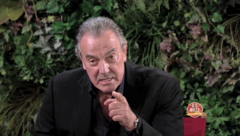 Victor (Eric Braeden) est prêt à en découdre avec JT et le pousse à se montrer ! Les Feux de l'Amour,
                     épisode 8200 (12 mai 2021,
TF1)