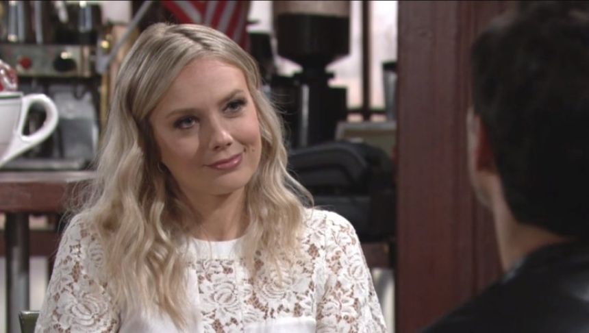 Abby (Melissa Ordway) entend rester loyale envers Arturo. Les Feux de l'Amour,
épisode 11504 (27 août 2018,
CBS)