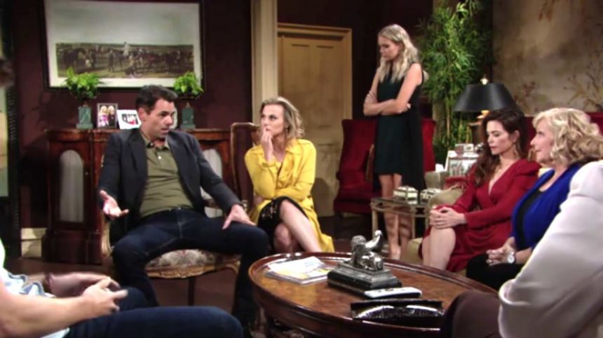 Le plan de Traci (Beth Maitland) est mis à exécution. Les Feux de l'Amour,
épisode 11524 (24 septembre 2018,
CBS)